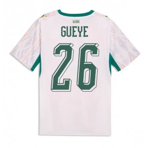 Senegal Pape Gueye #26 Jalkapallovaatteet Kotipaita MM-kisat 2026 Lyhythihainen